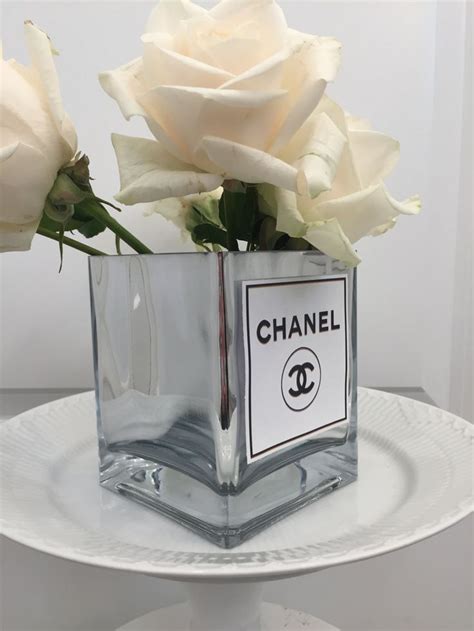 chanel vase uk|Chanel glass vase.